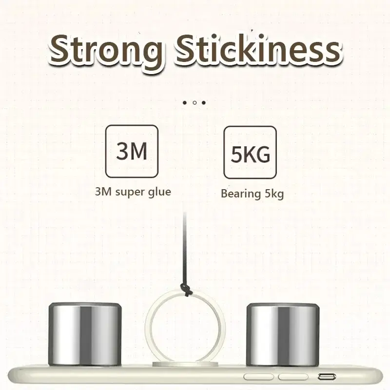 Finger Ring Phone Holder Colorful Stand Grip for Car Magnetic Mount Mobile Phone Back Sticker 360 Rotating Holder Bracket iphone - Image 4