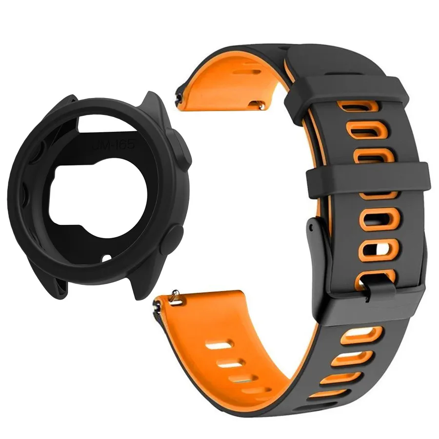 Silicone Sports Watch Band and Protective Cover Shell