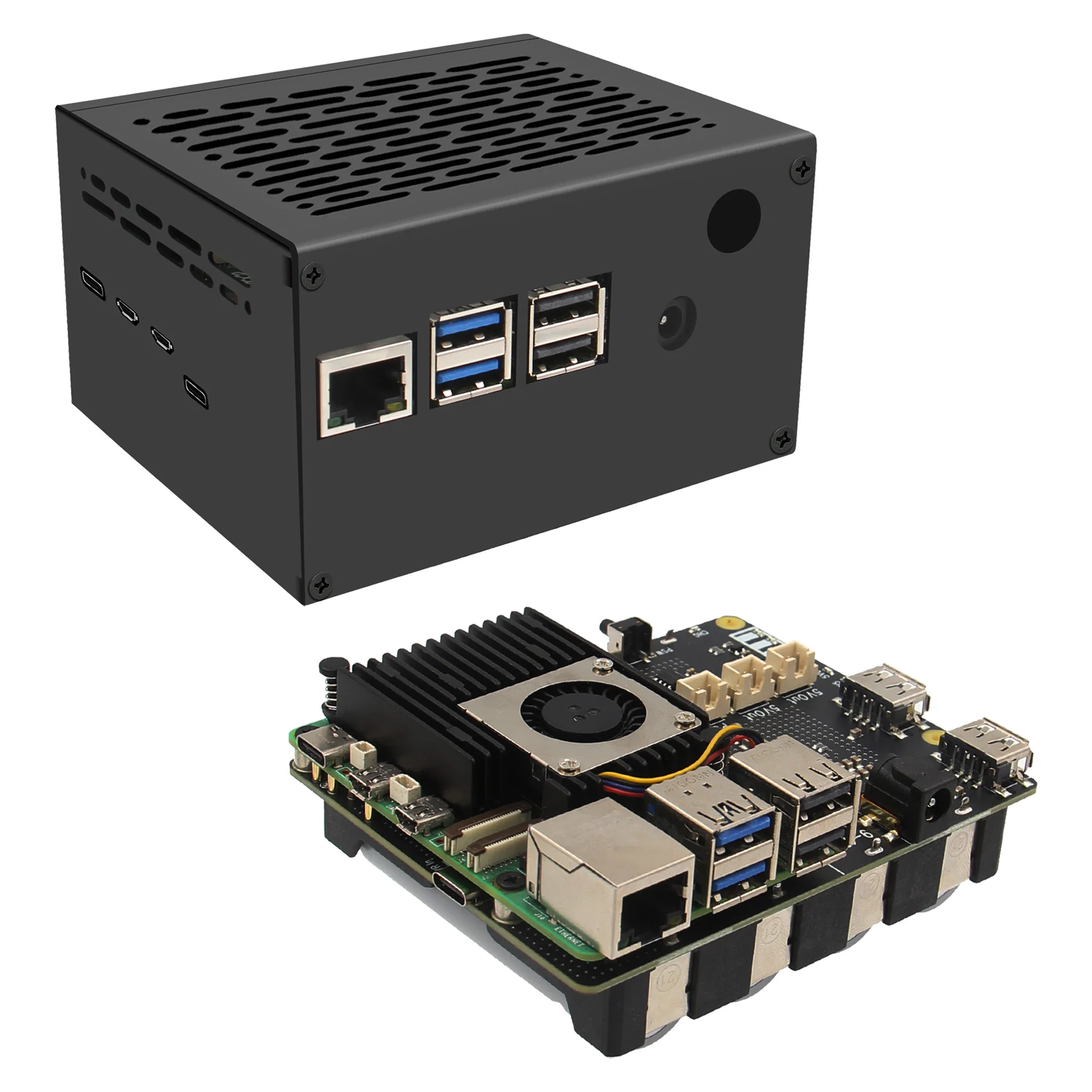 Geekbord ������ ���� ���� ���, ����� ���� 5 UPS, 4 �� 21700 ���͸� ��ġ��, X1206