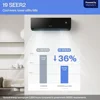 9000 BTU Smart Wifi Mini Split AC 19 SEER2 Heat Pump with Alexa Control- Energy Efficient and Quiet- Covers up to 450 Sq.Ft- 2