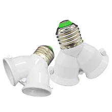

1Pc Double-end E27 Lamp Bases Clamp Screw Lampholder LED Converte Heat Fittings Stationary Type Resistant Extender Accessory