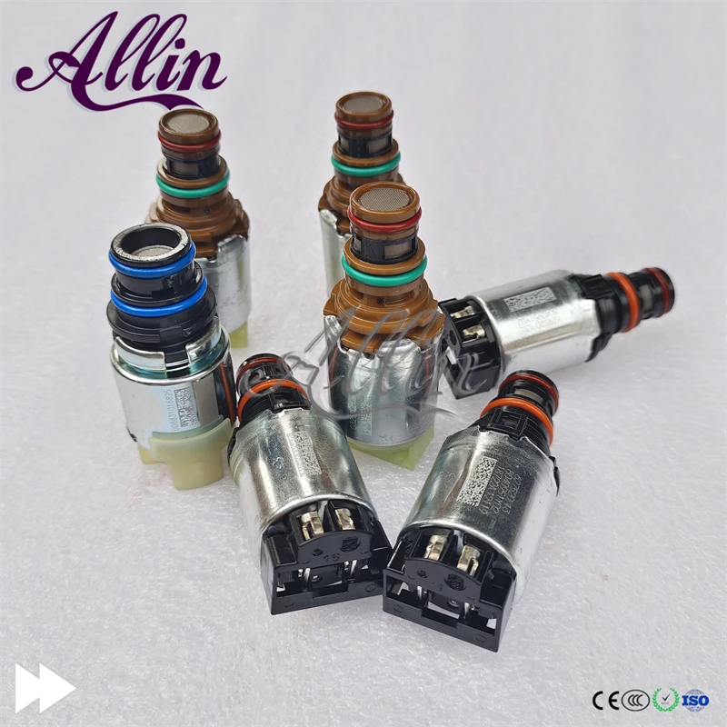 

6T40 6R80 6F35 Brand New Transmission Solenoid Set Valve Replacement for For Chevrolet Cruze 6T40E Vehicles Mercury Transmission