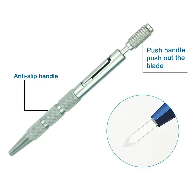 

Sapphire Blade Extraction Planting Hair Transplant Pen Stainless Steel Titanium Alloy Implant Handle Hair Implant Tool