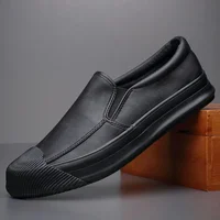 Chunky Casual Men's Vulcanize Shoes Slip-ons Sneakers Male In Promotion Korean Style And Cheap Breathable Autumn Social Trendy 2