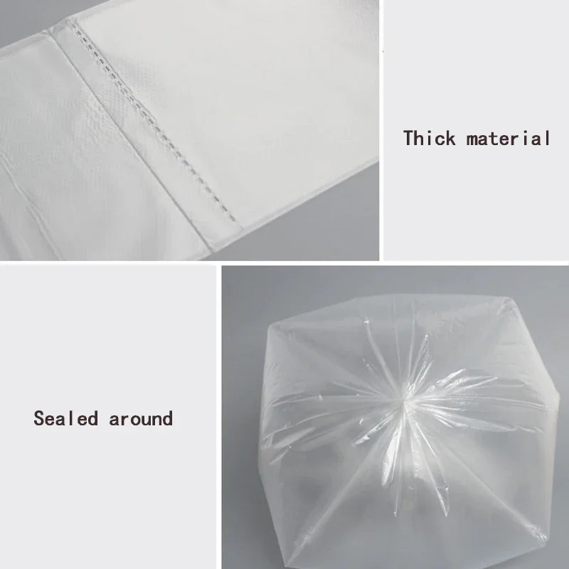 Trash bags disposable garbage bags 50 Pcs/Roll Household Kitchen Hotel Cleaning Supplies