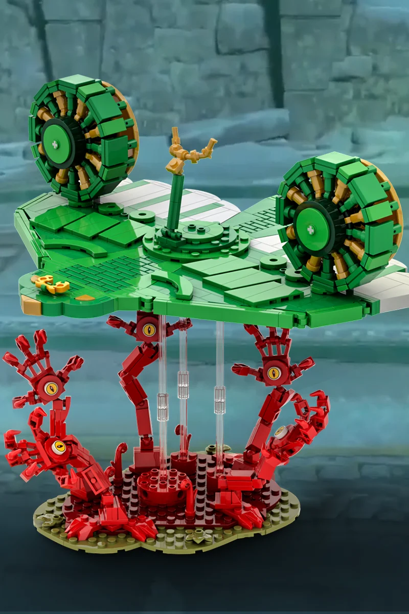 MOC Zeronai Geräte Modell Bausteine Spiel Zeronai Windwing Fliegende Fahrt DIY Design Ziegel Spielzeug Erwachsene Geschenk Für Fans – Detail 10