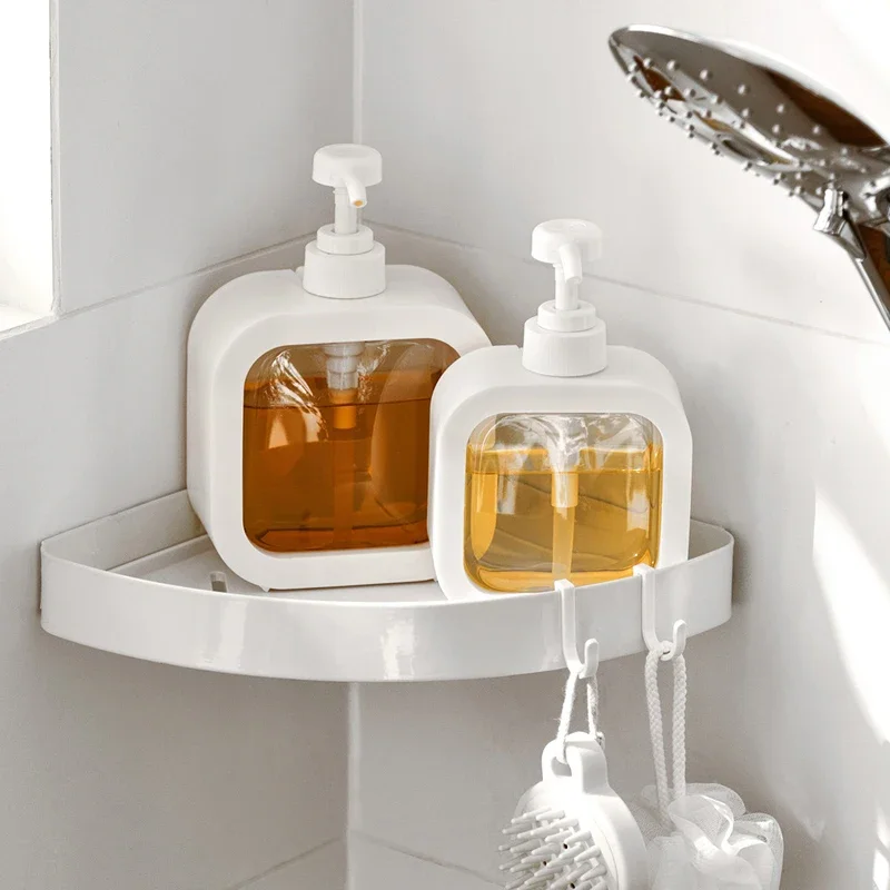 Refillable Portable Bathroom Soap and Lotion Dispenser Set