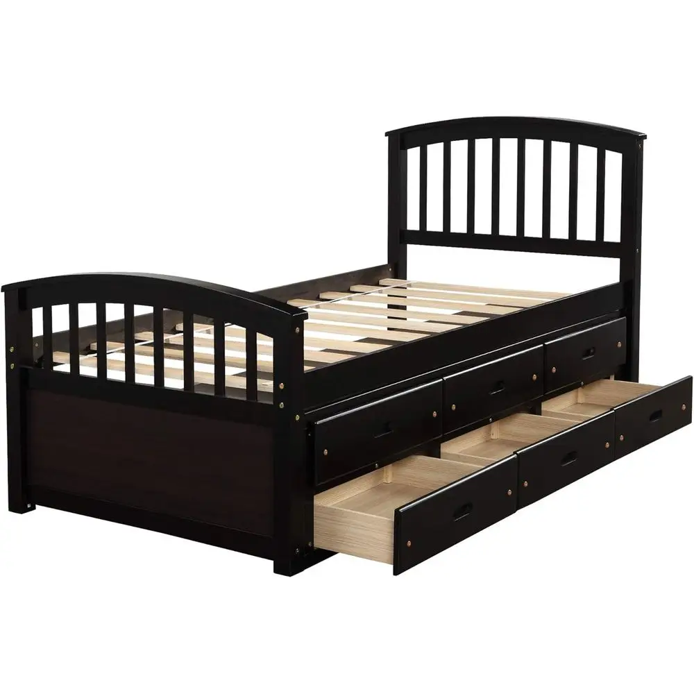 Twin Storage Platform Bed 5