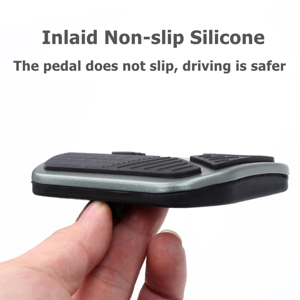 Car Foot Pad Protector Alloy Silcone Accelerator Brake Pedal Cover Non-Slip Auto Accessories For Tesla Model 3 Model Y -