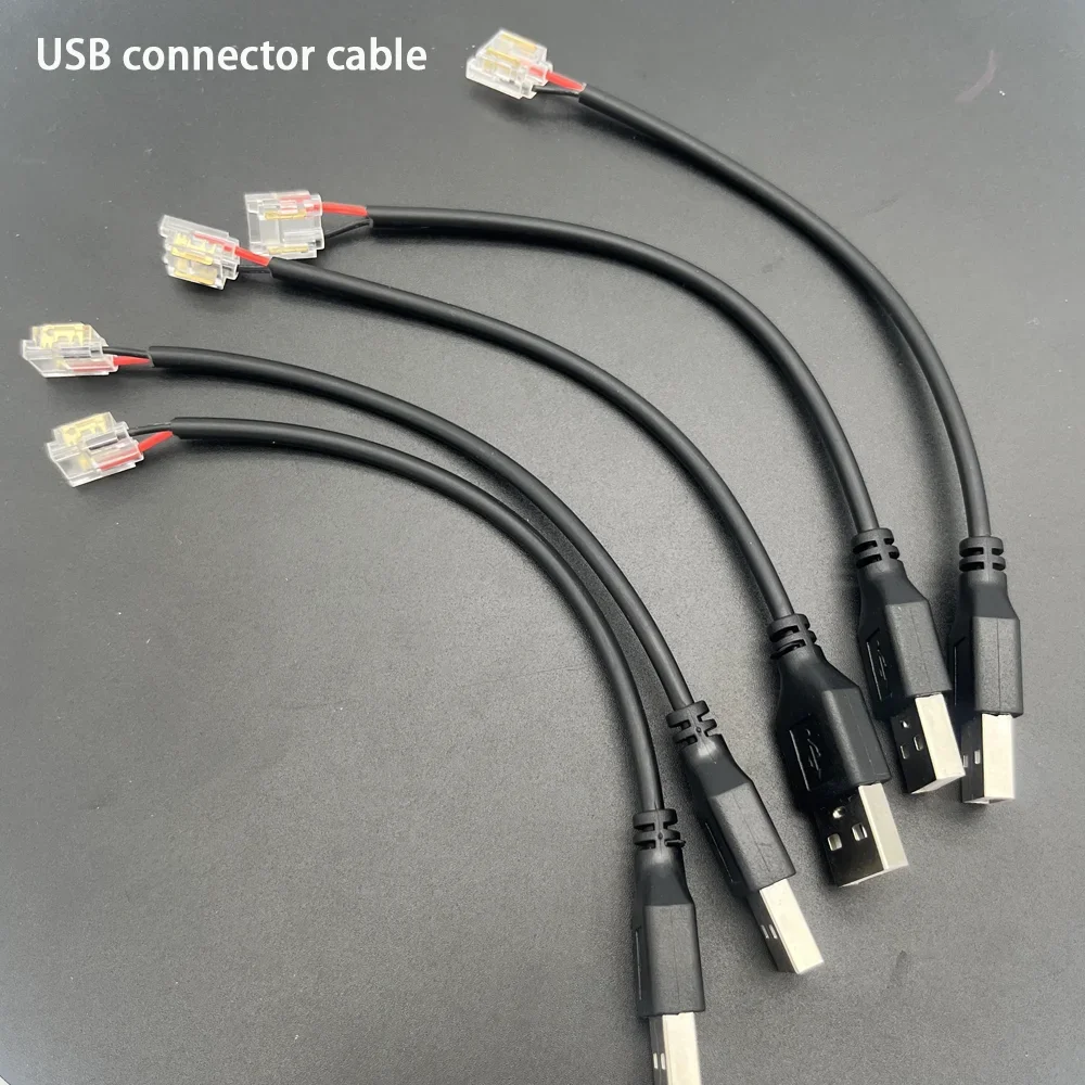 Aroidful 10st 2-pins 8mm COB LED-connector voor het aansluiten van COB LED-draad en lichtstrip (met schroevendraaier