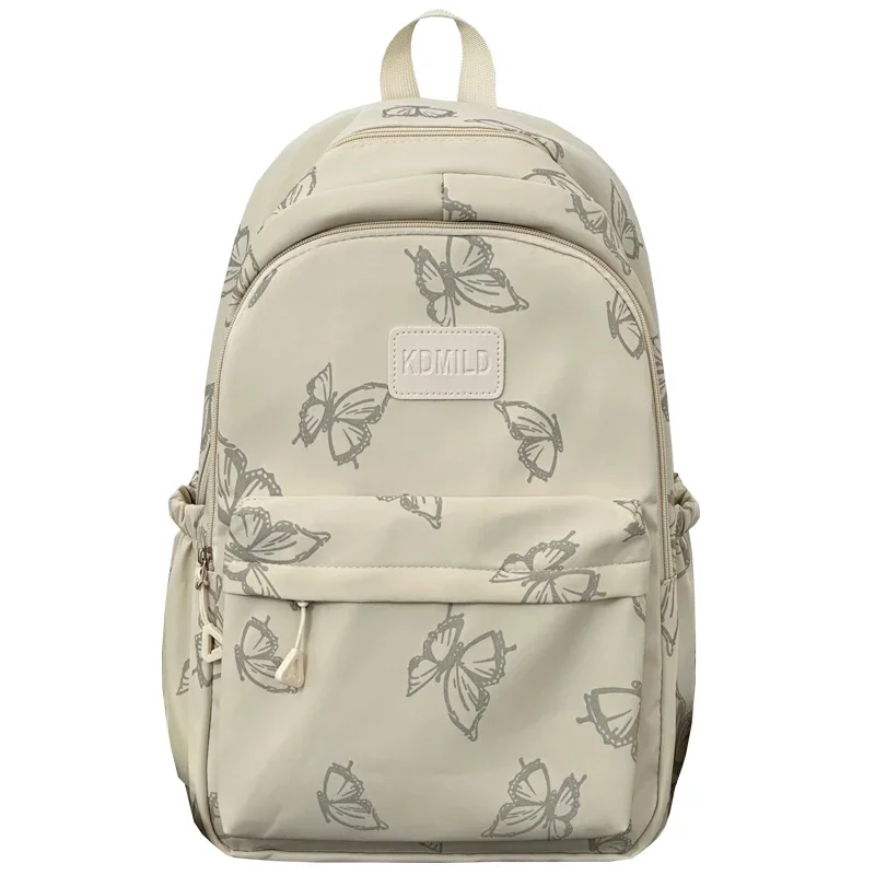 Stylish Large Capacity Laptop Backpack Simple Cute Girl Travel Backpack For Women With USB Charging Port 4