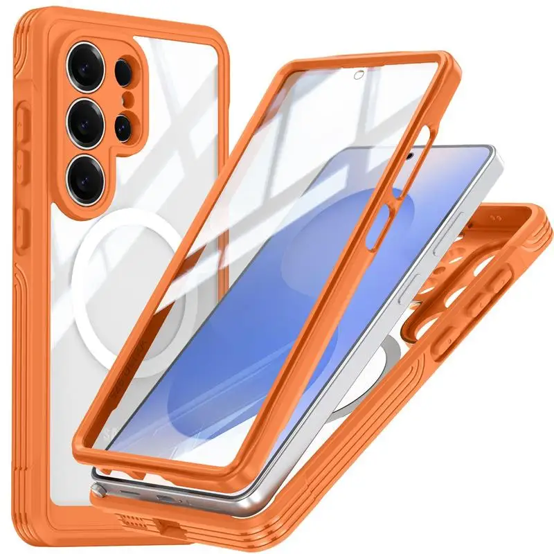 Ultimate Clear Magnetic Case - Shockproof, Dustproof & Waterproof Rugged Full-Body Cover