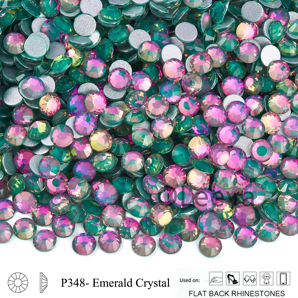 SS3-SS50 kalte Fixierung Kristall Crista les Flatback Silber zurück nicht Hotfix Strass für Taschen Schuhe Kleidungs stück Telefon DIY Nail Art – Detail 2