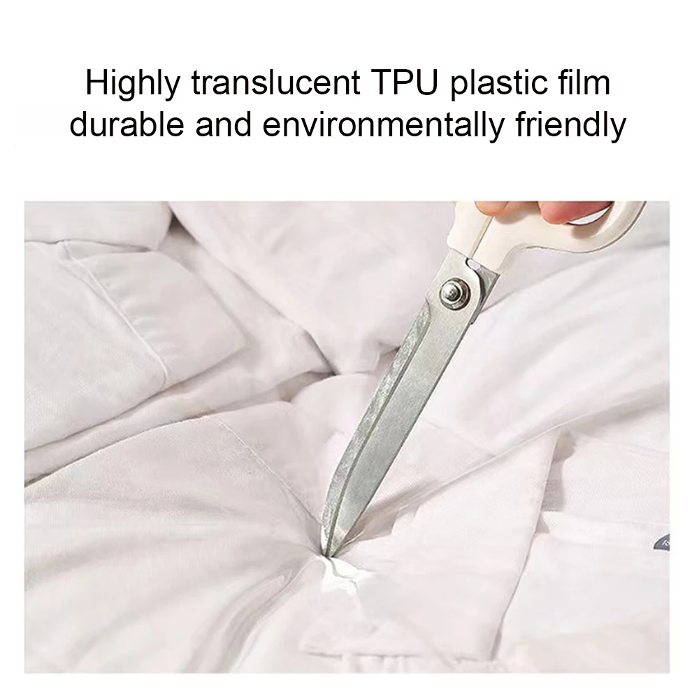 1PC Underbed Quilt Clothes Storage Bag Foldable Clothes Storage Bag Transparent Dustproof Multifunctional Travel Dormitory 4