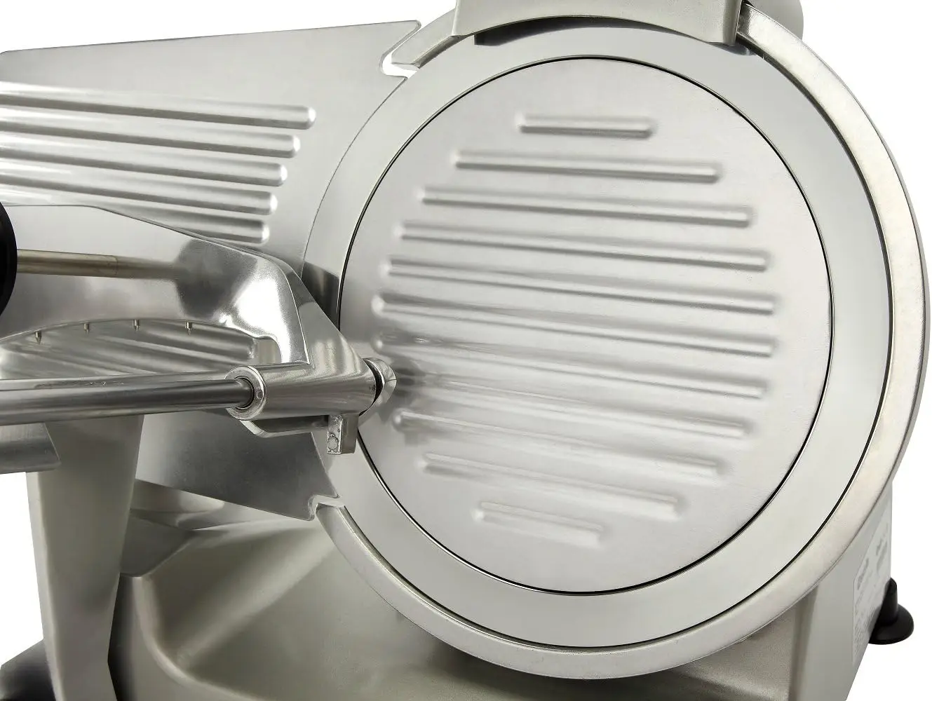 Premium Chromium-plated Steel Blade Electric Deli Meat Cheese Food Slicer Commercial and for Home use 240W BESWOOD250 3