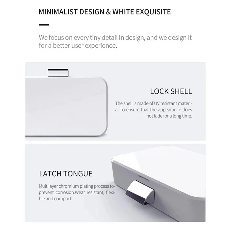 Tuya Lock Bluetooth Drawer Lock, Wireless Smart Security Cabinet Electronic Lock Keyless Invisible Safety Cabinet Locks Durable