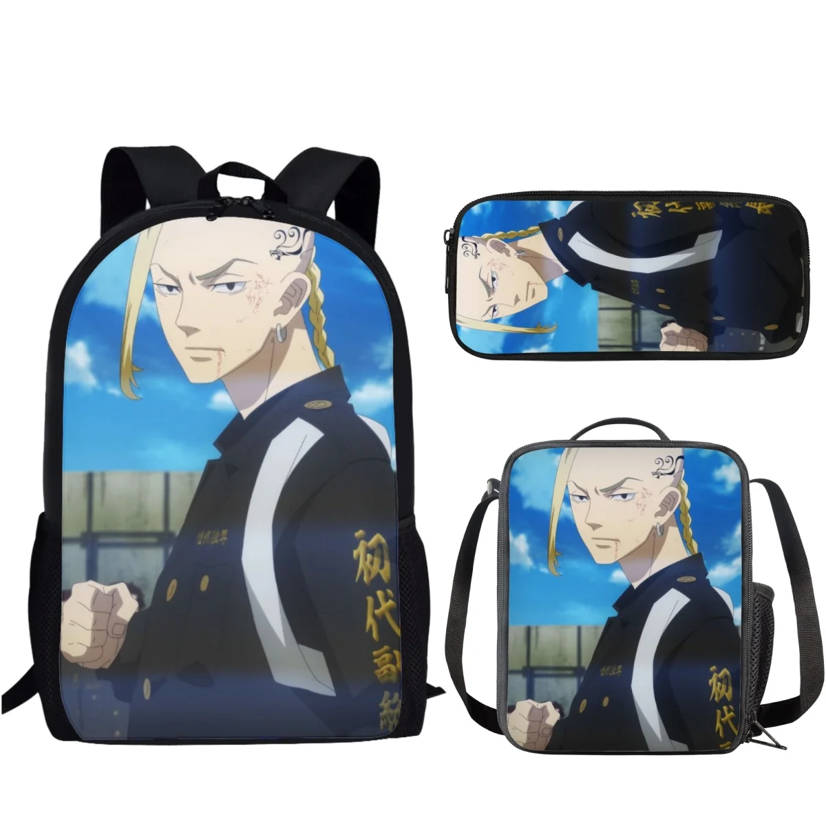 anime-tokyo-avengers-school-bags-for-kids-boys-3pcs-set-large-capacity-backpack-with-lunchboxes-children-bookbag-student-mochila