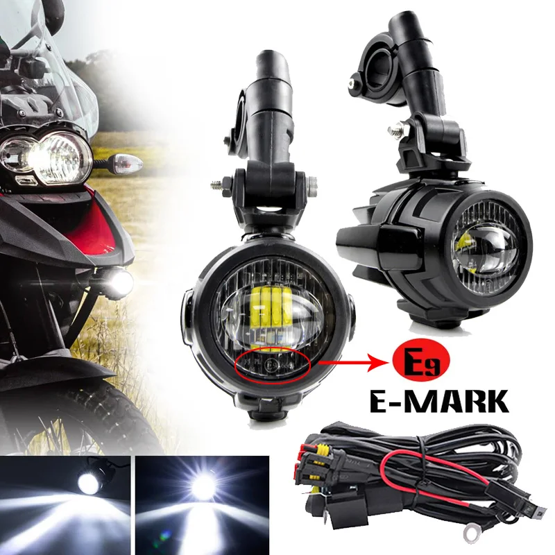 Motorcycle LED Spotlight Headlight Motorcycle LED Fog Lights For BMW R1200GS R12
