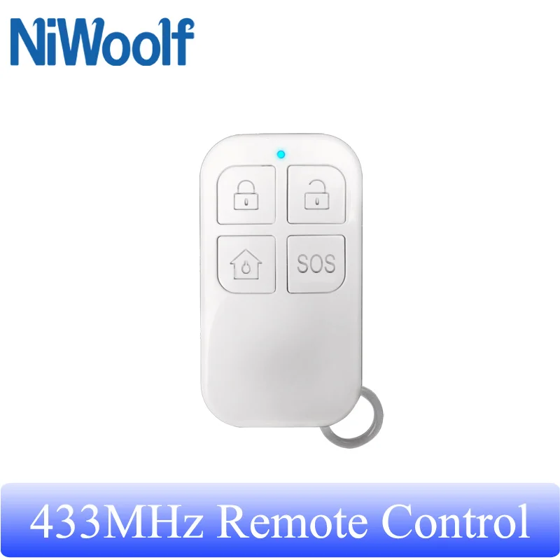 

Wireless Remote Control 433MHz White Remote Controller Arm & Disarm Button For Our Home Security Burglar Alarm System