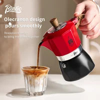 Bincoo Double Valve Mocha Pot Espresso Brewing Camping Portable Electric Stove Italian Design Aluminum Alloy 220V 4