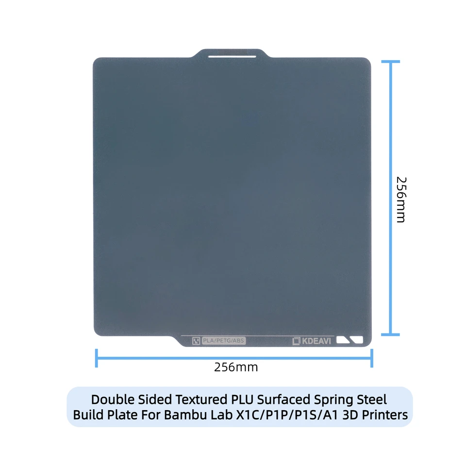 Superficie magnética doble PEI 256*256 para Bambu Lab serie A1, P1, X1 - PrintaL