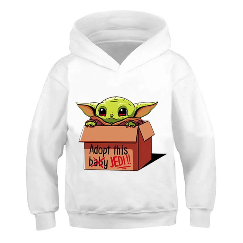 

Children Baby Yoda Hoodie for Kids Autumn Winter Warm Mandalorian Sweater Fashion Boys and Girls Baby Yoda Pullover Costume