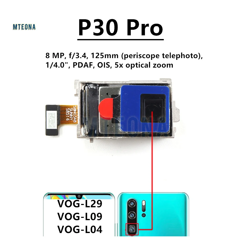 Back Facing Periscope Telephoto Camera For Huawei P30 Pro