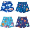 2025 New Summer Eric Emanuel EE Basic Mesh Short Classic Floral Printed Gym Shorts Men's Gym Basketball Sports Beach Shorts