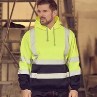 Hi Vis Pullover Hoodie with Pocket