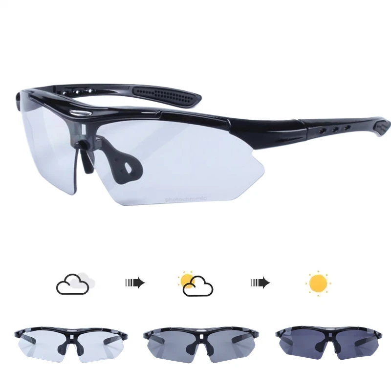 Radfahren Photochrome Sonnenbrille Auto Verfärbung Gläser Männer MTB Mountainbike Fahrrad Brillen Männer Frauen Brille