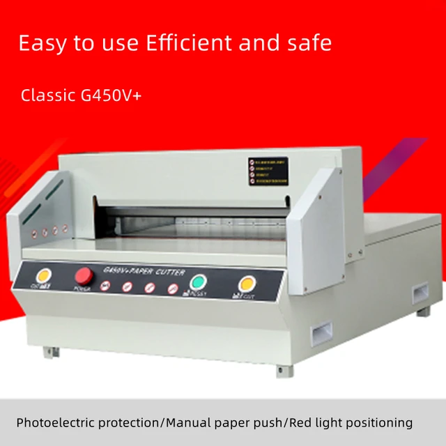G450VS+ Electric Paper Cutter Automatic NC Paper Cutter 450mm A3