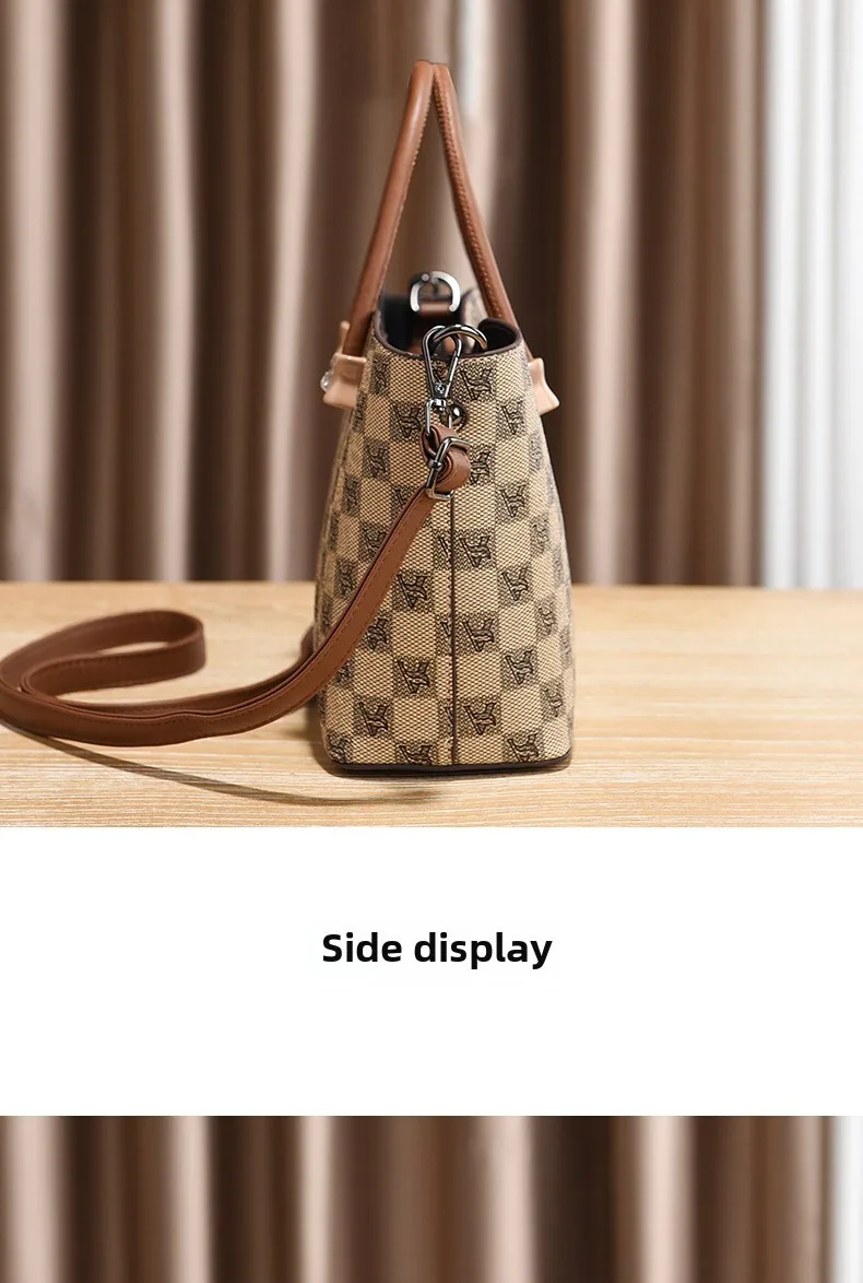 Classic Tote Bag Women's Shoulder Messenger Bag Versatile Style_voghion.com