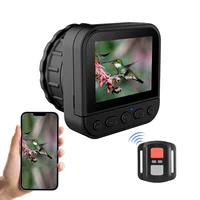 Nouveau 64MP 4K HD 2.4G WIFI oculaire électronique appareil photo numérique avec écran rabattable pour télescope astronomique jumelles Microscope 5