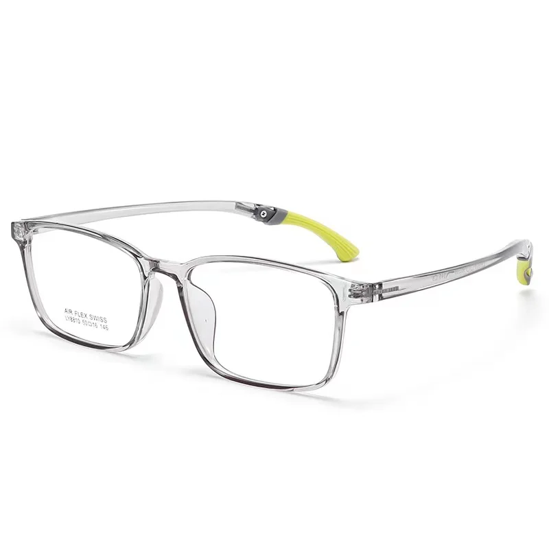 

50mm Rectangular Ultralight TR Business Men Glasses Prescription Eyeglasses Frames Women Fashion Full rim Eyewear 8810