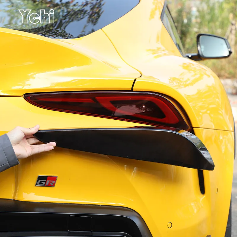 ABSBlackCarTailLightCoverIndicatorReversingLightProtection