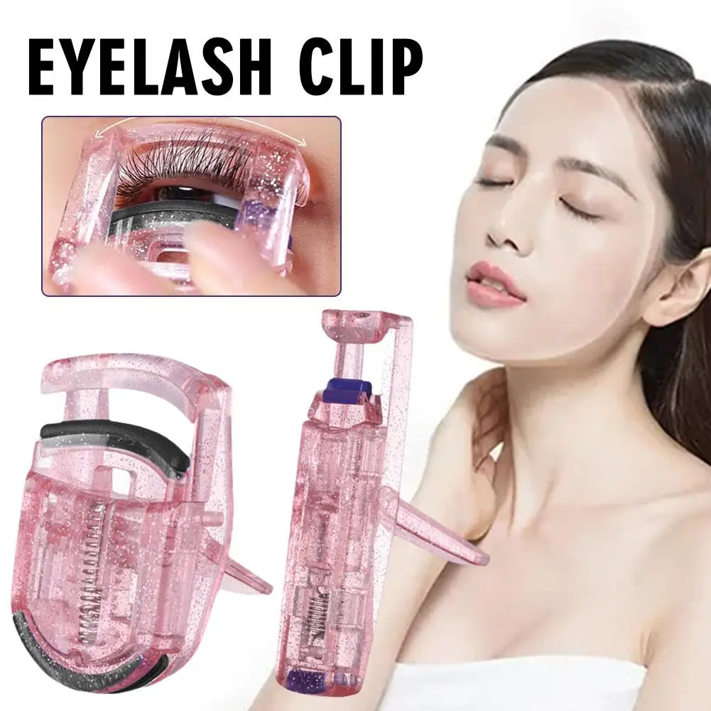 1pcs Portable Eyelash Curler Professional Multicolor Curling Auxiliary Eyelash Eyelashes Make False Clip Folding Up Beauty K9C8 eyelash curler
