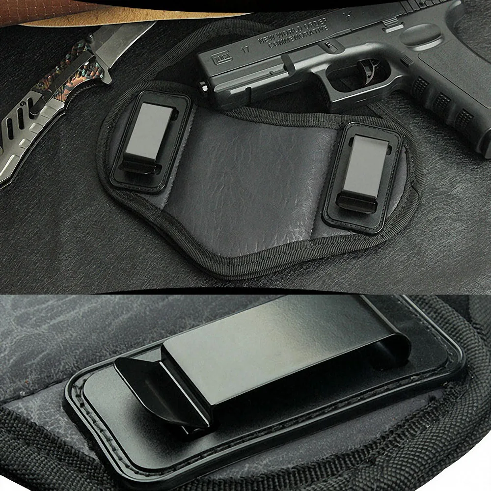 Tactical Hunting Holster PU Leather Concealed Gun Pistol Pouch Glock 19 Sig Sauer Beretta Kahr Bersa Thunder Outdoor Tools pistol holster gun holster hunting holster