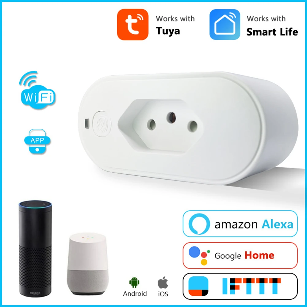 

Смарт-розетка Tuya Zigbee, 16 А, с монитором питания