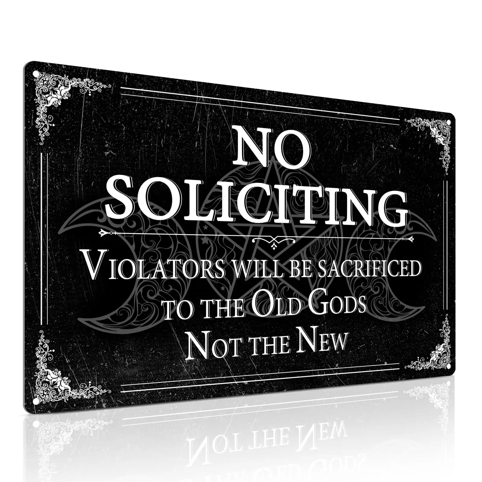 ALKB, знак двора Для дома-8x12 дюймов, дверные знаки для наружного использования-виновщики будут унесены в ущерб старым богам, а не