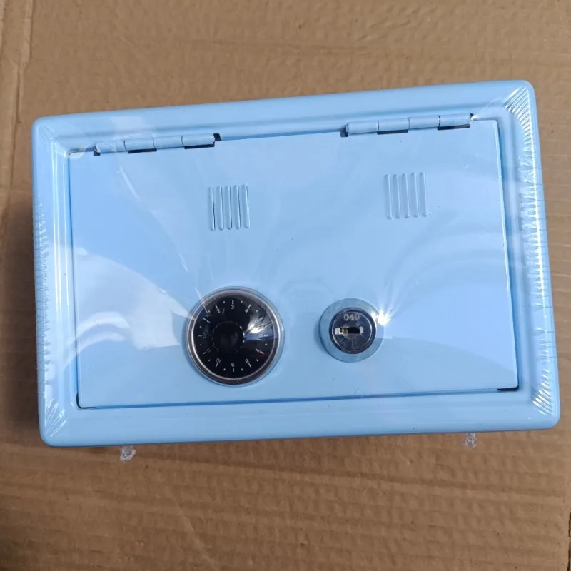 새로운 크리 에이 티브 휴대용 돼지 저금통 저장 상자 작은 키 저장 상자 변경 상자 잠금 돼지 저금통  저장