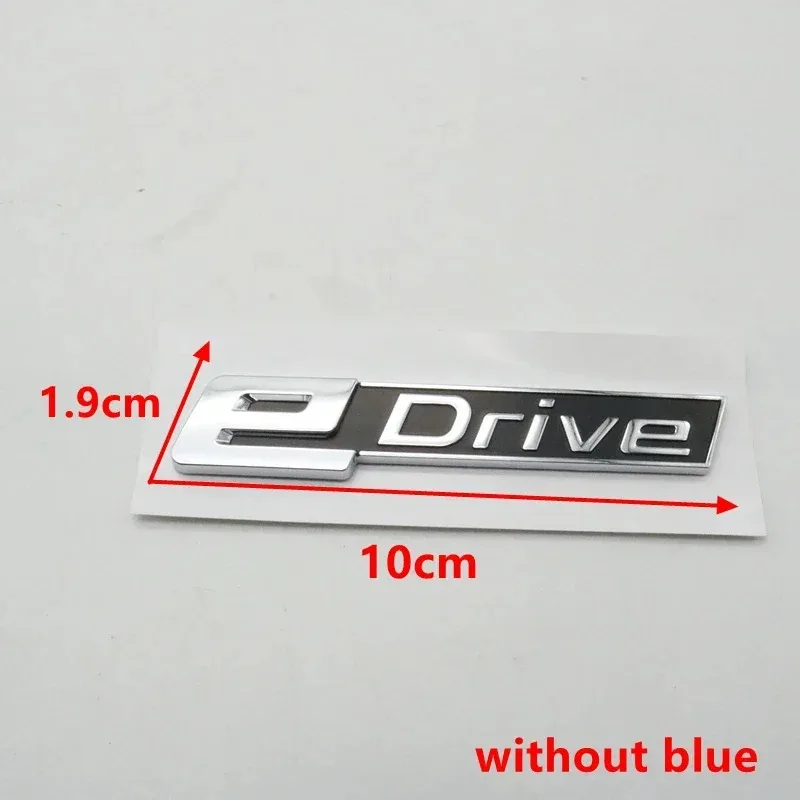 3D ABS eDrive 엠블럼 자동차 측면 펜더 스티커 (X1 X3 X5 X6 X7 i8 i3 e 후면 테일 레터 배지 트렁크 로고) 드라이브 액세서리