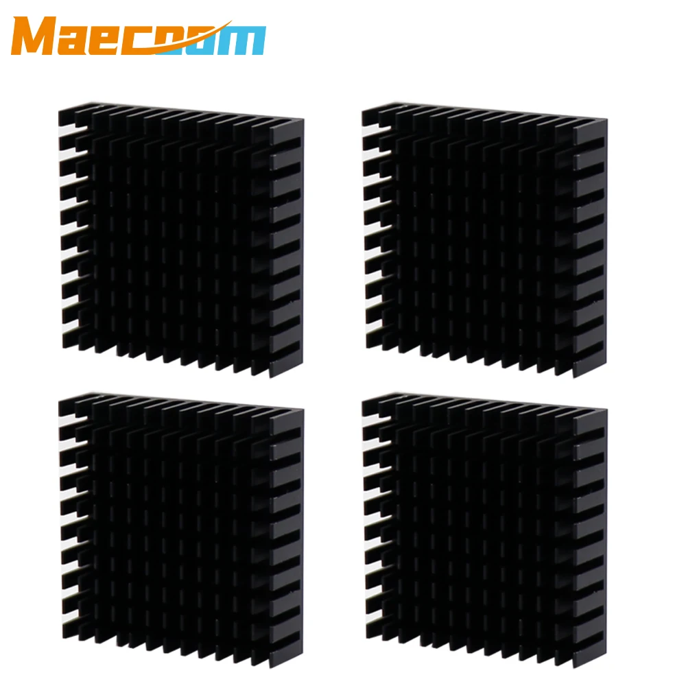 2/4pcs 3D 프린터 알루미늄 모터 방열판 압출 열 방출 Nema17 42 스테퍼 모터 Ender 3 용 전자 방열판