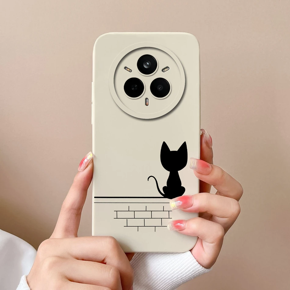 Love Heart Liquid Silicone Phone Case - Soft High-Quality Full Protection Cover