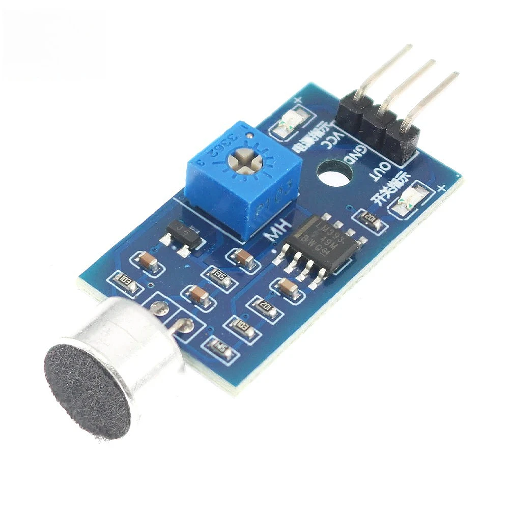 Sound Detection Sensor Module LM393 Sound Sensors VOS Module Voice Operated Switch Microphone for Arduino DIY Project 3.3V-5V