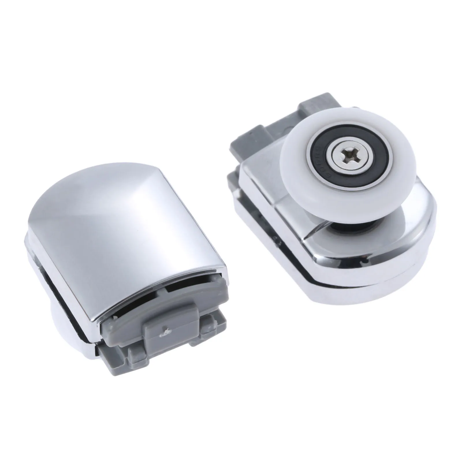 Door Rollers Runners Wheels 26mm Shower Door Rollers Pulleys Replacement For Bathroom Fixture Hardware Upper Bottom