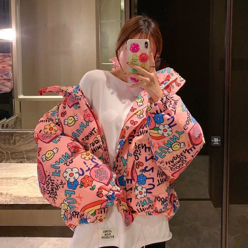 2023 New Women Down Jacket Winter Coat Female White Duck Down Parkas Shortage of Money Outwear Hooded Zipper Overcoat