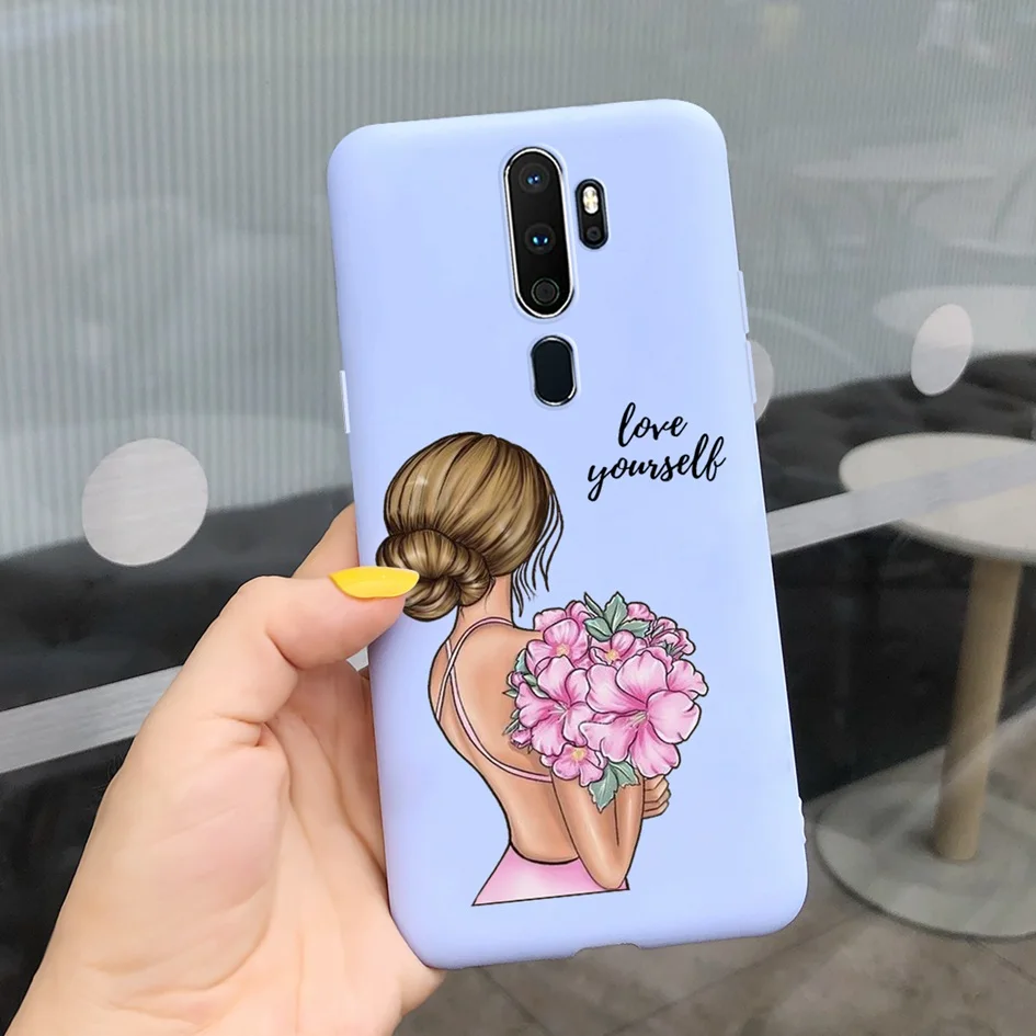 Fashion Flower Cute Painted Back Cover - Soft Protective Case