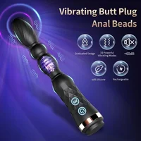 Anal Plug Vibrator für Frauen G-Punkt Klitoris Stimulation Anal Perlen Prostata Massagegerät Butt Plug Weibliche Masturbation Erwachsene Sex Spielzeug 3