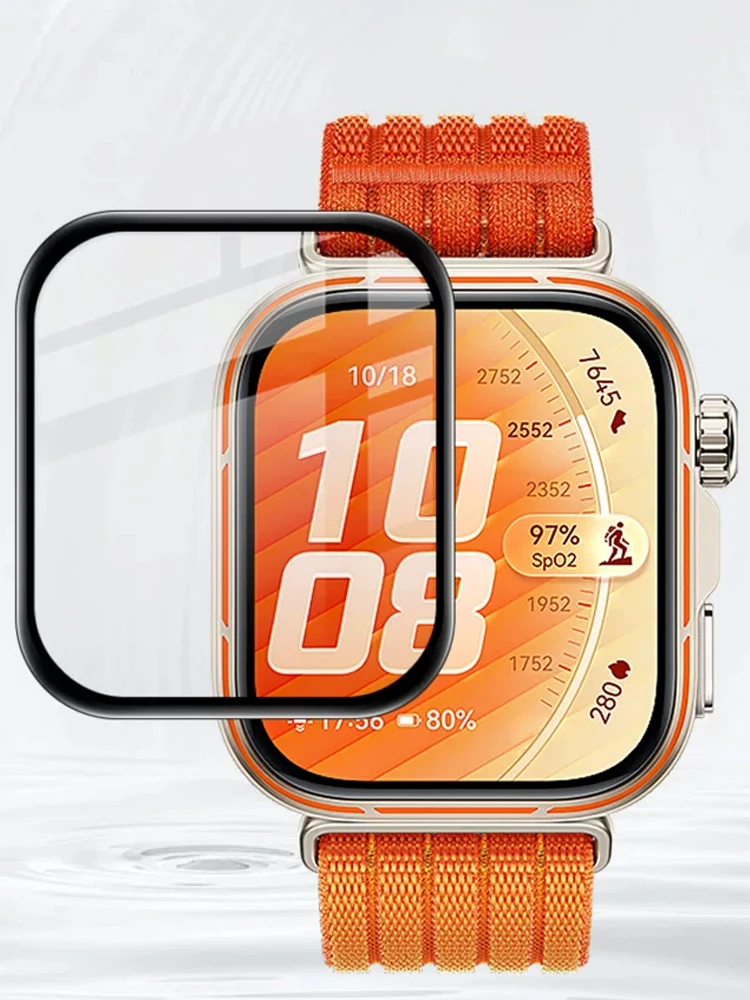 Premium Curved Screen Protector Film for Huawei Watch Fit Series - Full Coverage (1-4 Pack)