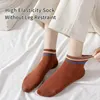 10 Pairs of Women's Spring and Summer Four-seasons Striped Solid Color Simple Fashionable and Comfortable School Students Socks 3